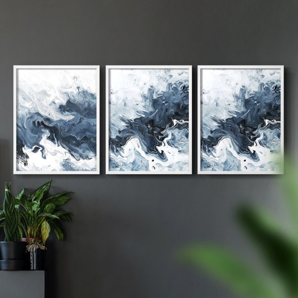 Ivy Bronx Sea and ShoreSeriesXXXSet Of 3 Framed Giclee Prints Ready